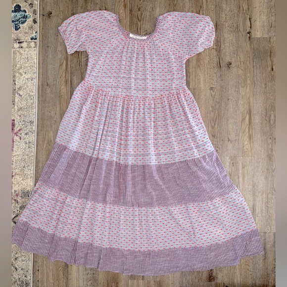 Ace & Jig • Swiss Dot Puff Sleeve Maxi Dress - Picture 6 of 15